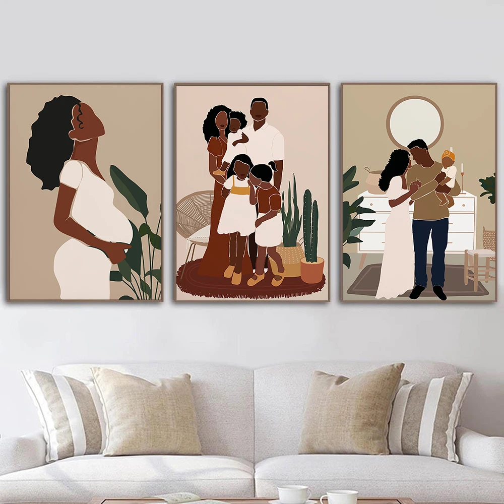 Black Family Art Prints