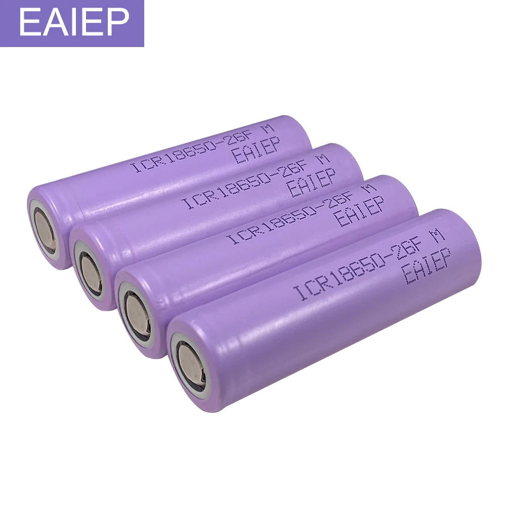 EAIEP 18650 3,7 v 2600 mah 18650 литиевая аккумуляторная батарея для фонариков