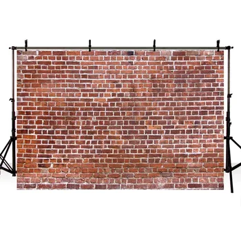 

DAWNKNOW Wall Vinyl Photography Background For Brown Wall Brick Wedding Shoot Backdrop For Children Photo Studio lv895