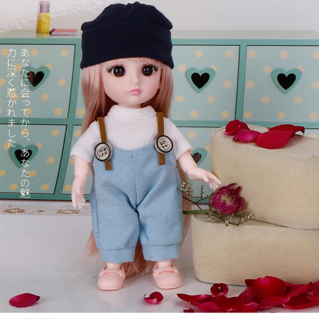 16cm Beauty BJD Doll 13 Moveable Jointed Dolls Lovely Cute Bjd Doll with Clothes and Shoes Dress Up Dolls Toy for Girls Gift 4