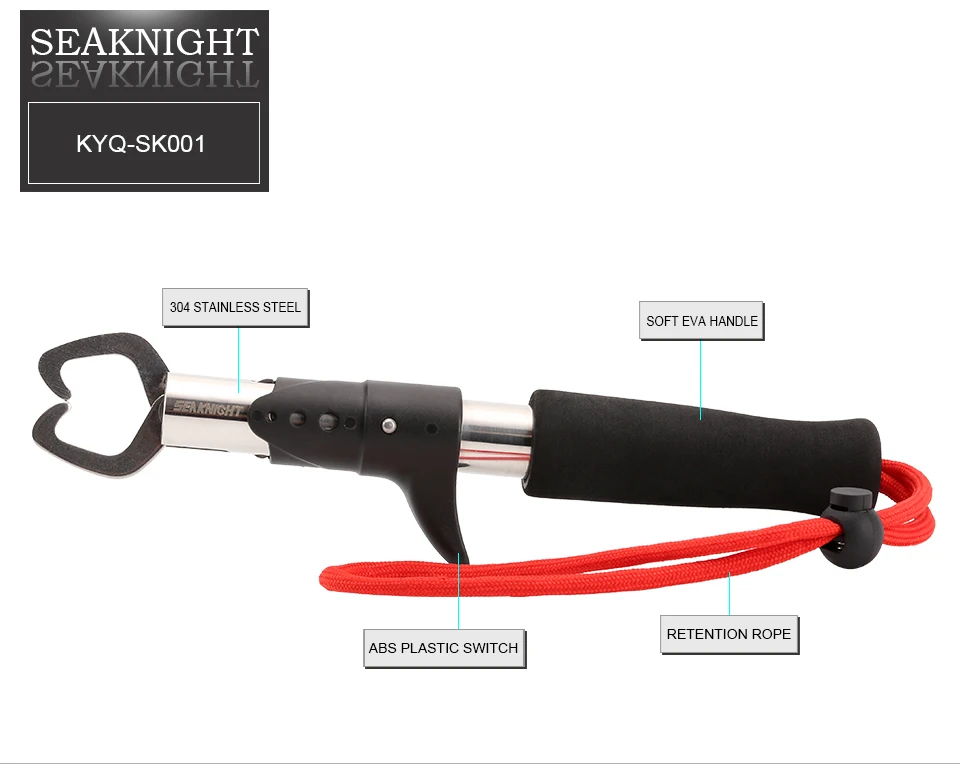SeaKnight рыболовные инструменты из нержавеющей стали, алюминиевая рыболовная рукоятка со шкалой, многофункциональные рыболовные плоскогубцы, режущие зачистки, вытягивающие