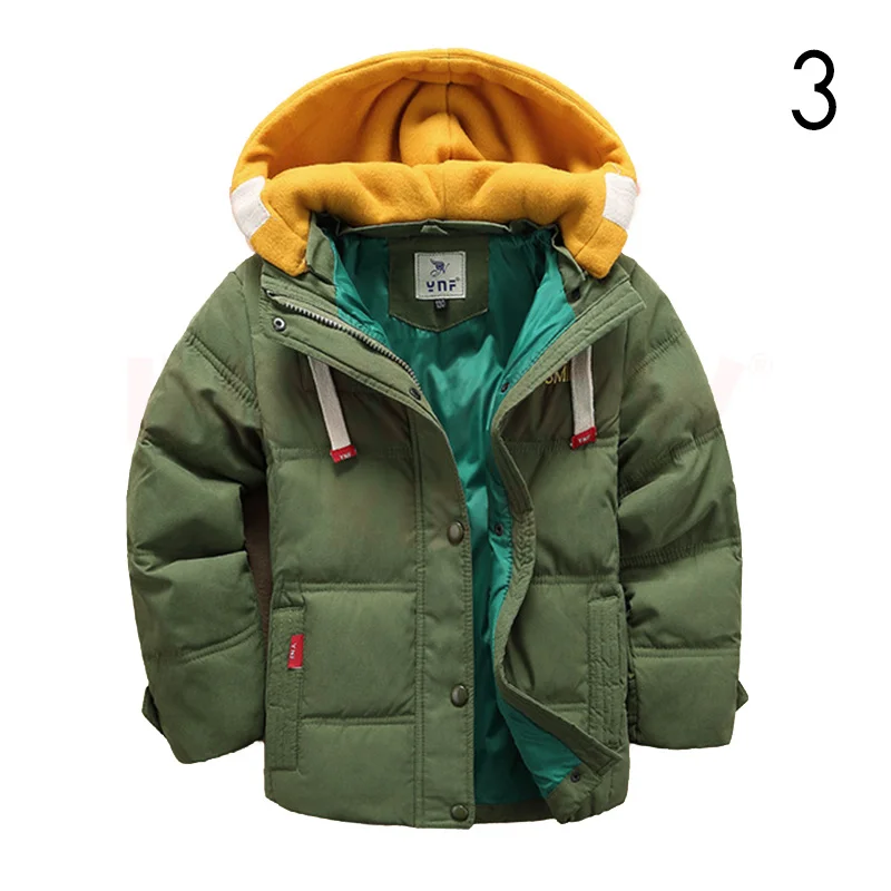 INPEPNOW Casual Children's Down Jacket Warm Winter Overall for Boy Winter Coat Kids Down& Parkas for Girls Coat Outerwear - Цвет: 3