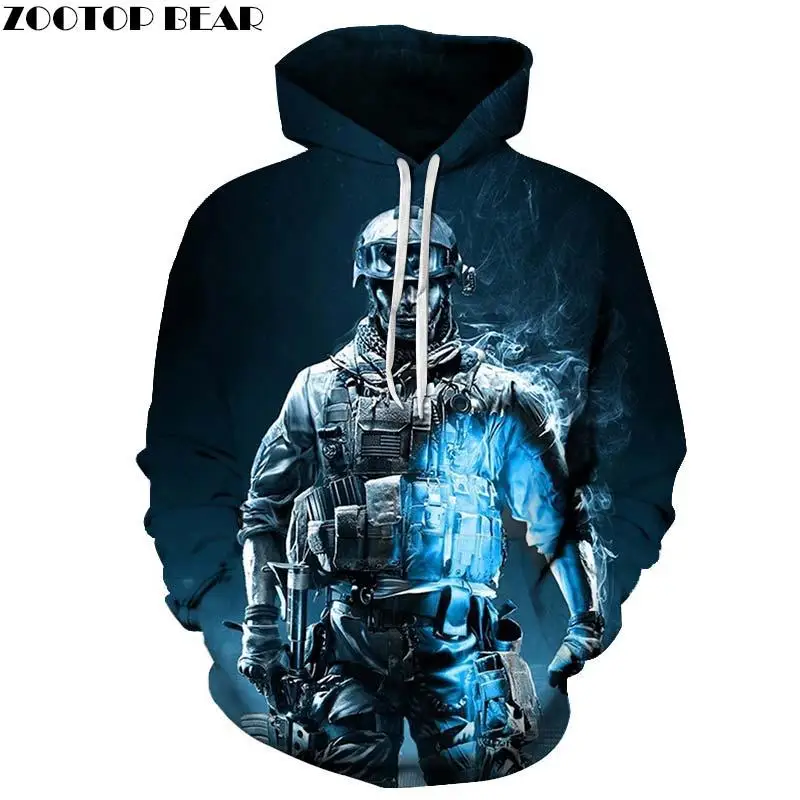 Call Duty fantasmas hombres suter sudadera, уличная одежда, спортивный костюм, мода, манга, Ларга,, топы, vender chndales hombres ZOOTOP oso