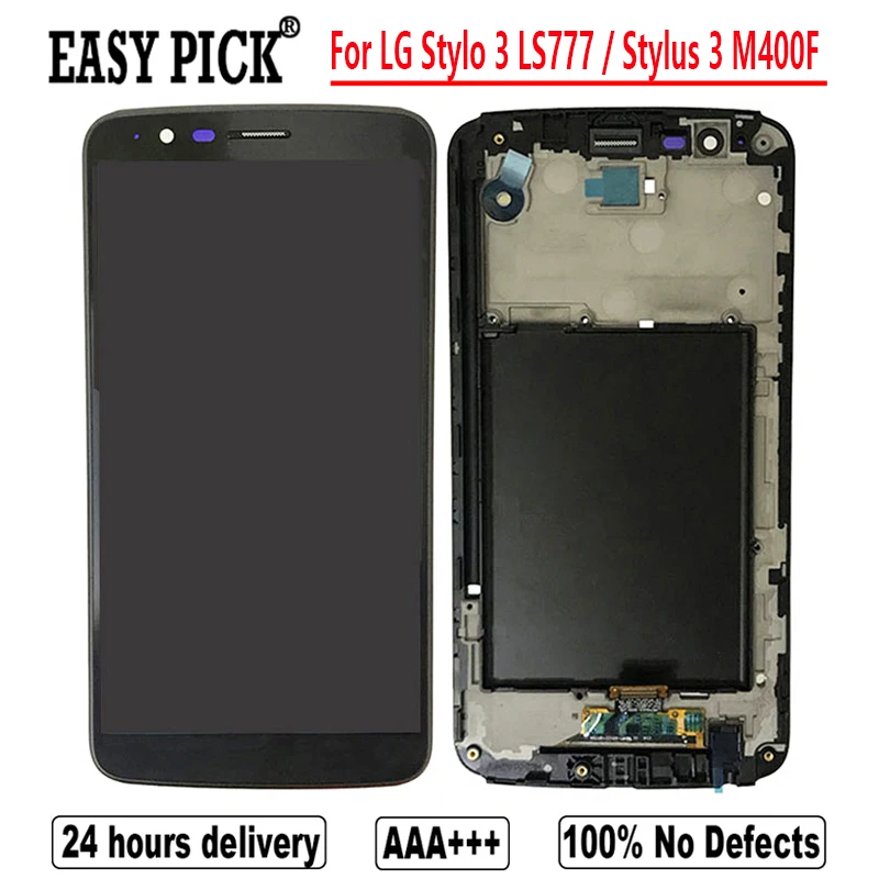 For LG Stylo 3 LS777 M430 L83BL L84VL LCD Display Touch Screen Digitizer Assembly Stylus M400F M400DK/DY/AR/MT K10 Pro | Мобильные