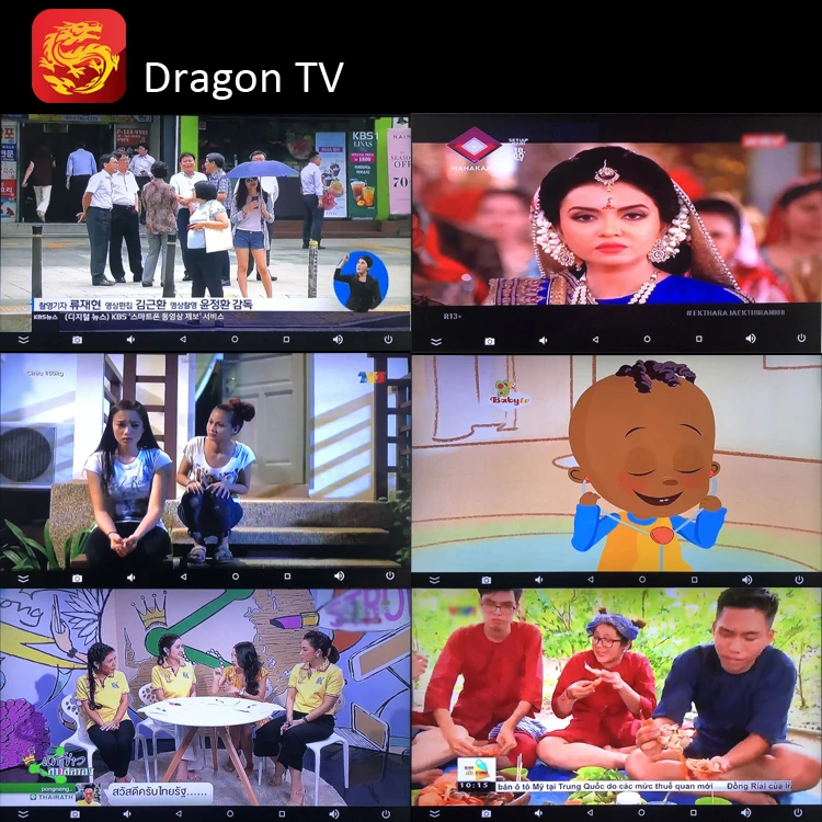 Dragon tv дилер Смарт Android tv Box и 2 года бесплатно IP tv 500+ прямые каналы 3000 VOD китайская Азия IP tv подписка tv Smart