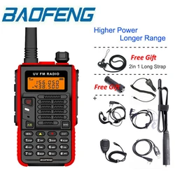 BAOFENG – walkie talkie Portable UV X5 Plus, Radio Amateur, émetteur récepteur haute puissance, double bande VHF 