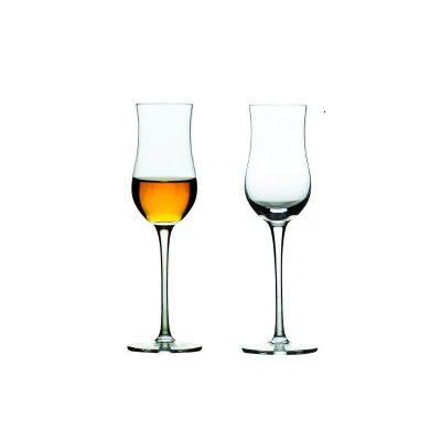 Ниша в форме тюльпана виски коньяк бокал для бренди XO ликер бокал Shot Copita Nosing стекло для вина знаток сомелье Chateau - Цвет: 2 Pcs