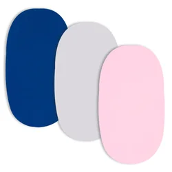 Color puro cuna sábanas para bebé niño y niña 1 paquete rectángulo y Oval funda de Moisés equipado para cuna colchón