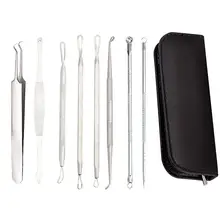 Удаление угрей из нержавеющей стали, игла для акне, профессиональный инструмент, игла для угрей, игла для акне, инструменты для красоты