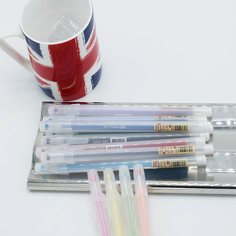 

0.5mm Solid Color Pen Color Ink Pen Cute School Gel Pens Set Writing Painting Drawing Gift Art Office Stationary Supplies