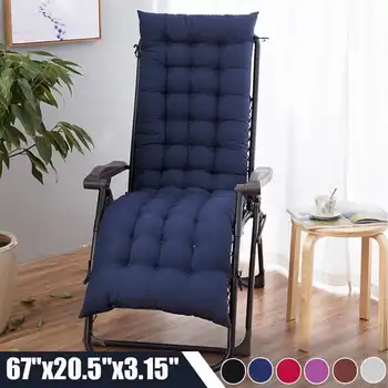 

Long cushion Recliner chair Cushion Thicken Foldable Rocking Chair Cushion long Chair Couch Seat Cushion Pads Garden Lounger mat