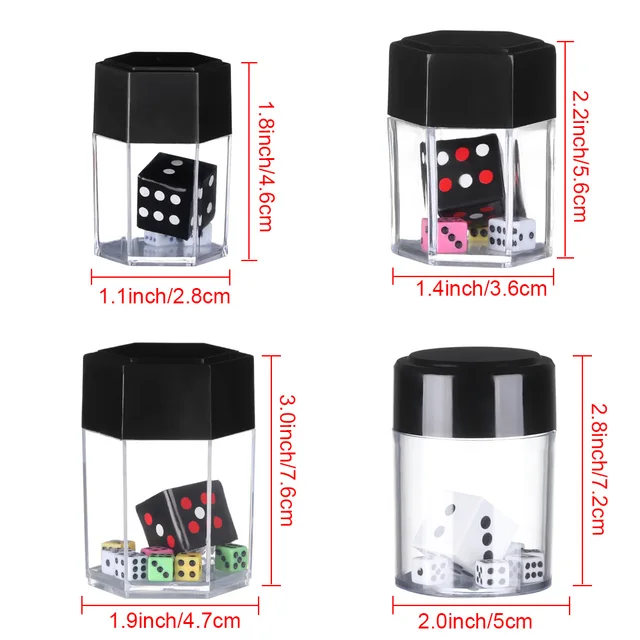Explosion Dice Kids Magic Tricks Dice Set Close-up Funny Novelty  Joke Prank Toy Magic Show Prop Multiple Specification Dice 6