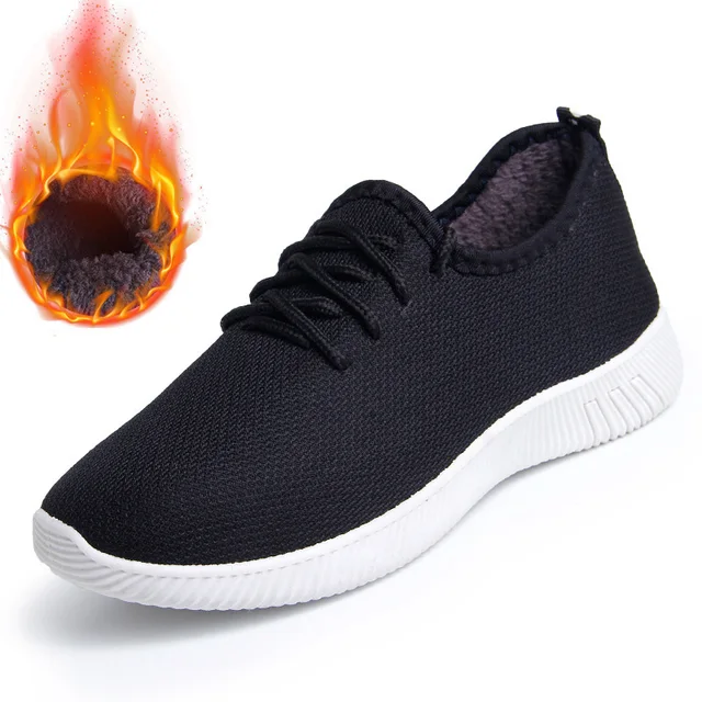 slip on shoes with fur inside