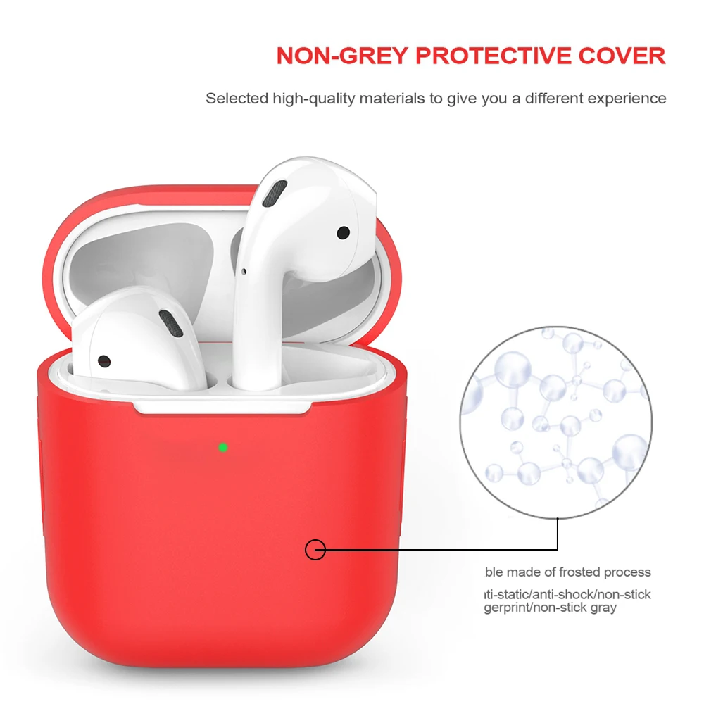 Мягкий силиконовый чехол для наушников для Apple Airpods 2 аксессуары беспроводные Bluetooth наушники Защитный Чехол Air Pods 1 Tws i500 i9s