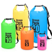 Waterproof Dry Bag with Straps PVC Backpack Float Bag for Storage Outdoor Camping Travel Swimming Beach Fishing
