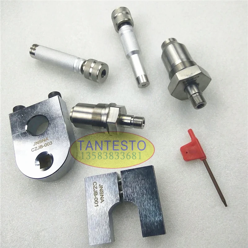 For DELPHI E1 E3 EUI EUP Common Rail Injector Disassemble Clamp Injection Pressure Test AHE Trave Measuring Tool Set |