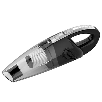 

120W Car Vacuum Cleaner Black Cordless Autoit Dry and Wet Vacuum Cleaner Household Charging Handheld Vacuum Cleaner