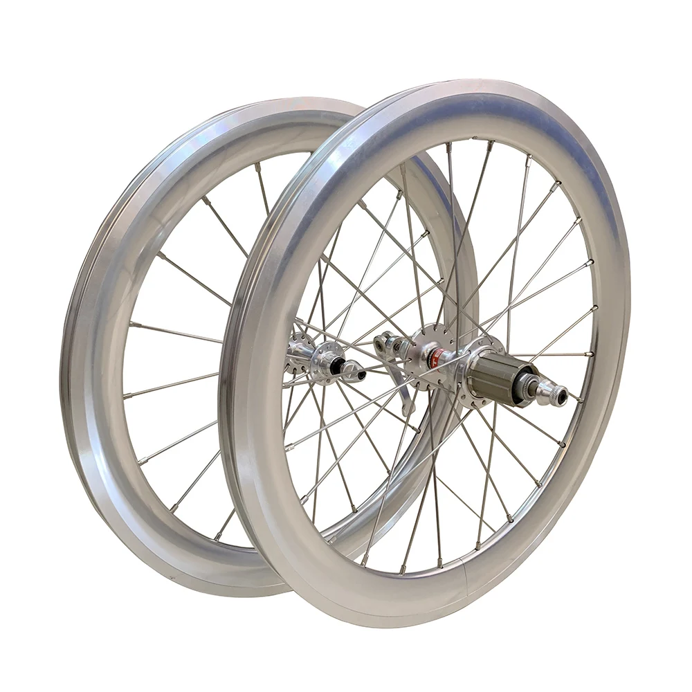 

SILVEROCK Alloy Wheelset 20" 406 451Rim Caliper Brake High Profile 74 100 130 11s for Tricycle Folding Bike Minivelo Wheels