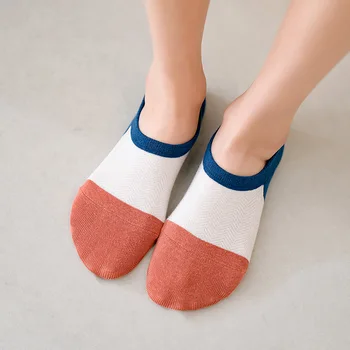 

New Classic Solid Women Ankle Breathable Low Sock Seamless Invisible Socks Slippers Female Cotton Colored Cheap Boat Short Socks