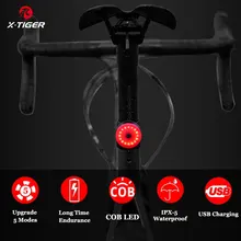X TIGER велосипедный задний светильник непромокаемый MTB USB