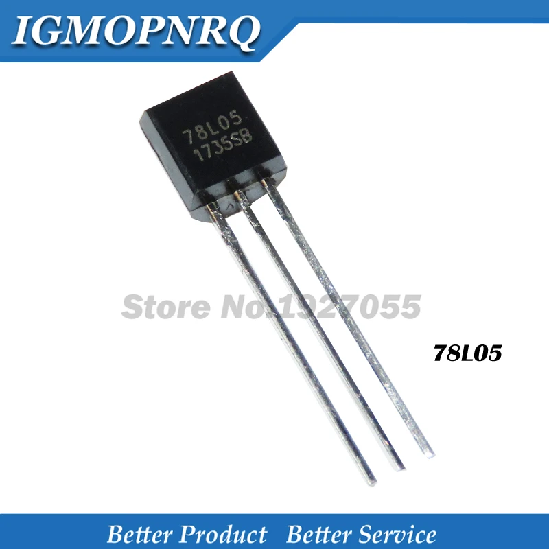 Bricolage Composants électroniques TO92 Transistor WS78L05 ou 78L05 ou