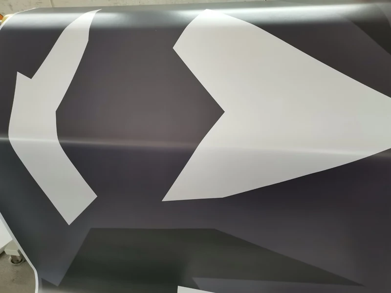 Black Grey White Vinyl Wrap Sticker-3