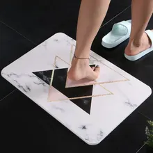 Диатомовый натуральный коврик для ног прочный Быстросохнущий абсорбирующий коврик для ванной комнаты Противоскользящий грязевой коврик для душа коврик для ванной