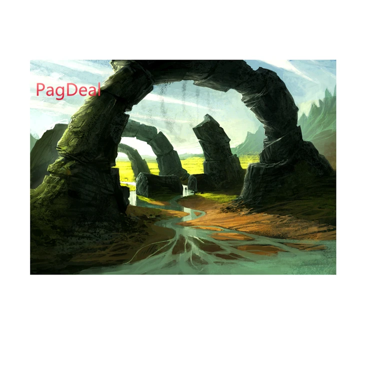 L24 x H12 inch Аквариумная декорация для аквариума фон разрушенная колонна HD фон для фотосъемки плакат Декор изображения наклейка - Цвет: L24 x H12 inch