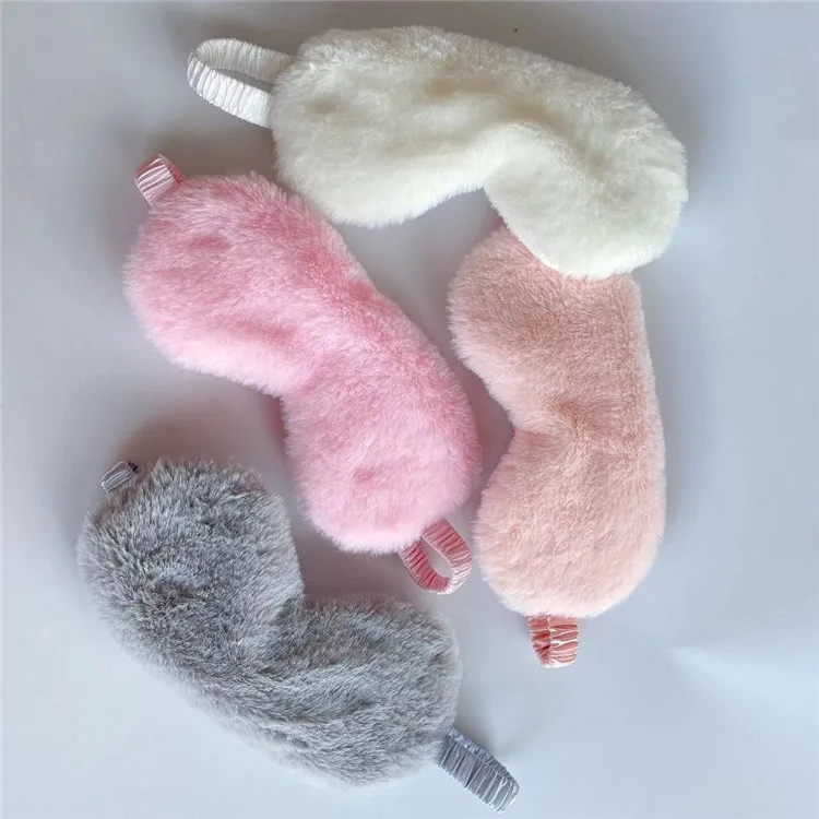 

Super Soft Eye Masks Cute Love Cloud Eye Cover Rabbit Plush Sleeping Mask Eyepatch Cartoon Nap Eye Shade Blindfold Soft Plush