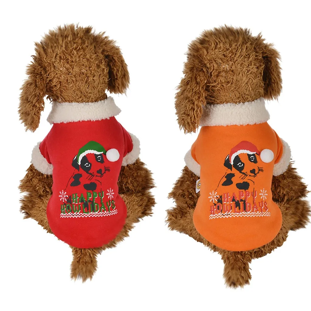 

Overalls For Dogs Pet Dog Winter Bottoming Print Shirt Clothes Pet Cat Sweater Christmas Coat Clothing For Dogs Dog Clothes P30