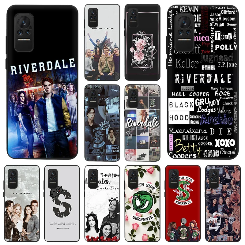 Мягкий силиконовый черный чехол Riverdale для телефона Xiaomi Mi Poco X3 Pro NFC M3 F3 GT F1 Civi CC9E 8 9 A2