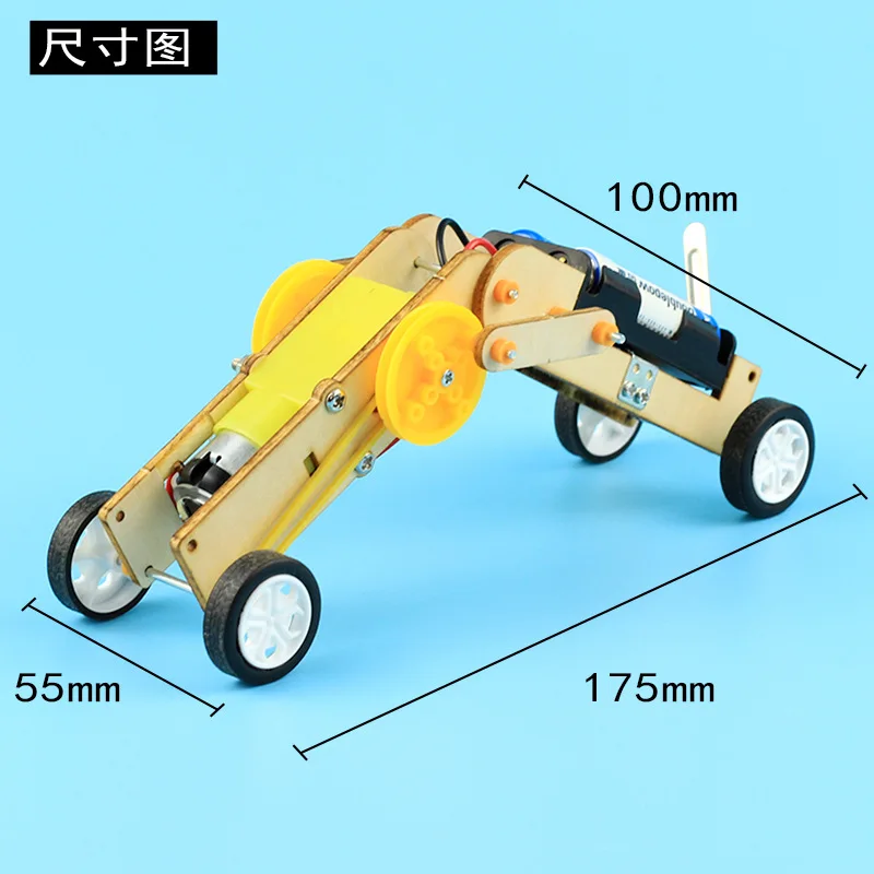 

Science And Technology Small Production DIY Wood Worm Robot Material Box Students Handmade Science Experiment Equipment Small In