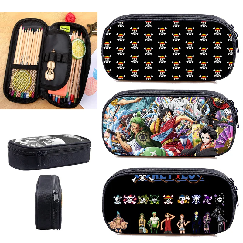 ONE PIECE Pencil Case 3D Cosplay Makeup Cases Pencil Gift Anime Make Up