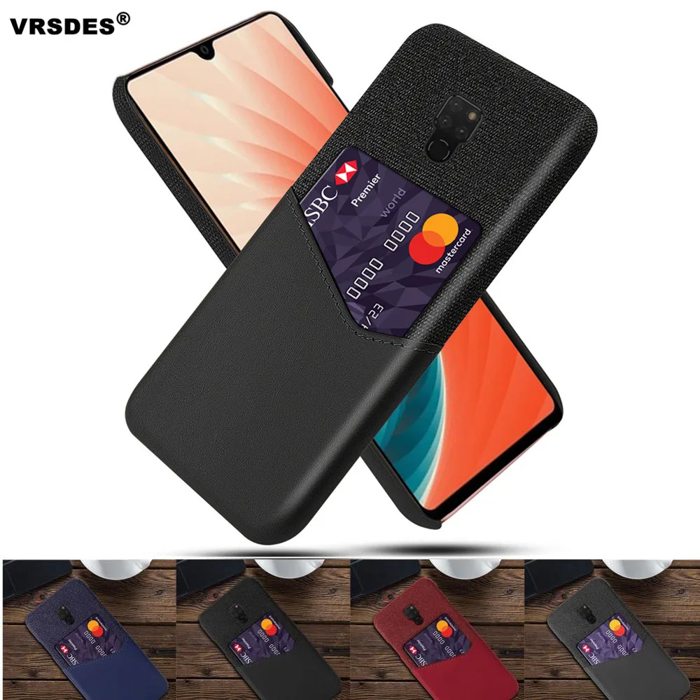 Для Huawei Mate 20 Lite Pro 20X 10 9 8 слотов для карт чехол из искусственной кожи деловой