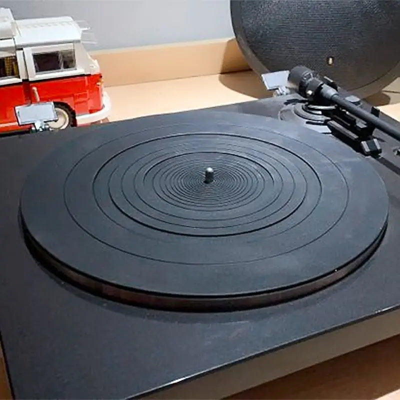 Anti-vibration Silicone Pad Rubber for LP Antislip Mat for Phonograph Turntable Vinyl Record Players turntable mat