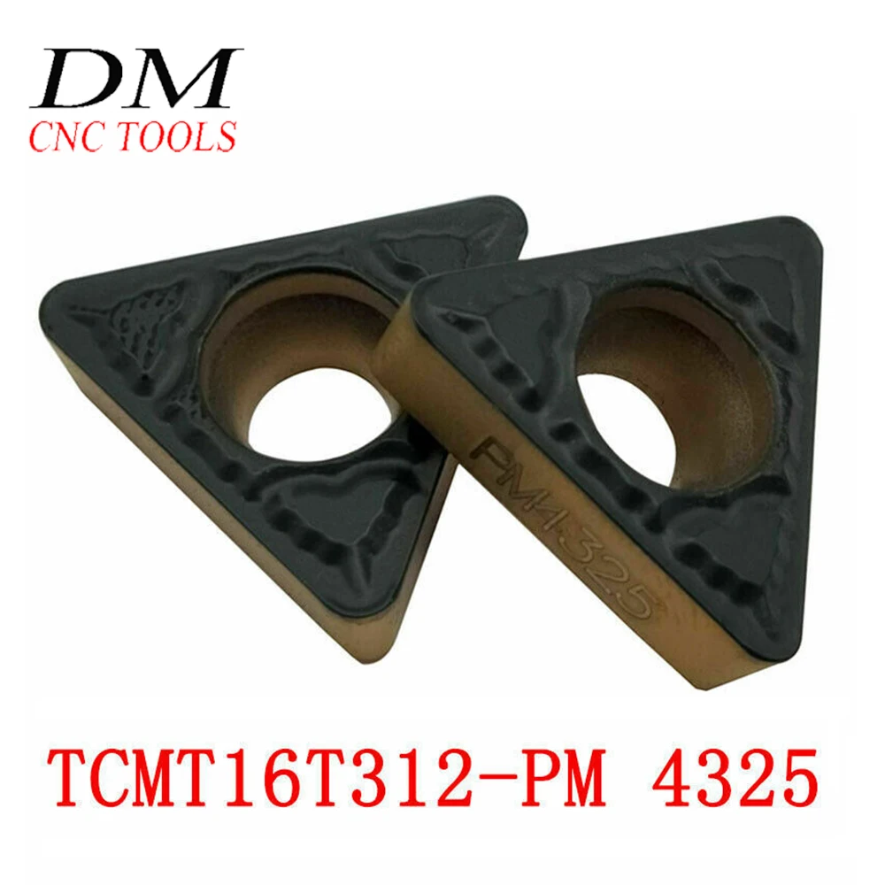 

10 PCS TCMT16T312-PM 4325 cnc lathe insert cutting tool carbide turning blade