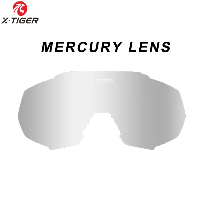 X-TIGER JPC очки аксессуары Красный Розовый Зеленый поляризованные линзы фотохромные Замена линзы близорукость рамка велосипед солнцезащитные очки Feets - Цвет: Mercury Lens