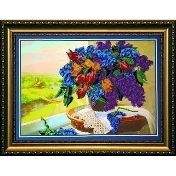 

Av-044 set for embroidery with beads 'abris art' 'ностальгия', 38*27,5 cm