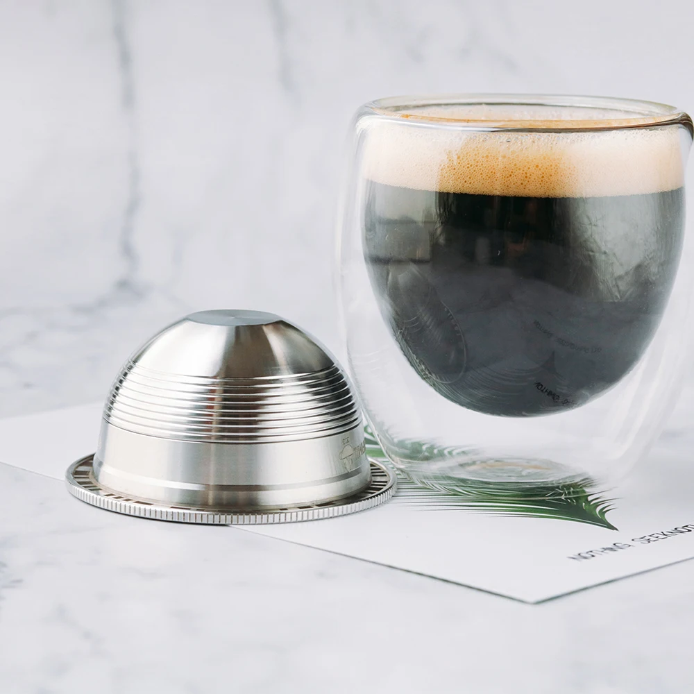 Совместим с Nespresso vertuoline GCA1/Delonghi ENV 135Nestle капсула кофеварка многоразовая нержавеющая сталь кофе