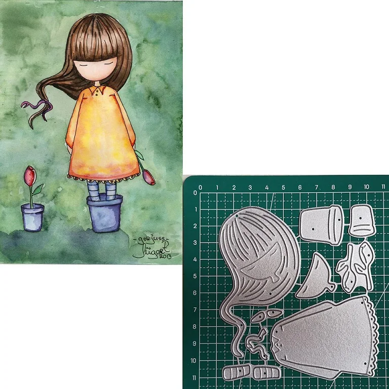 167 трафареты для цветочных горшков самостоятельного скрапбукинга Новые