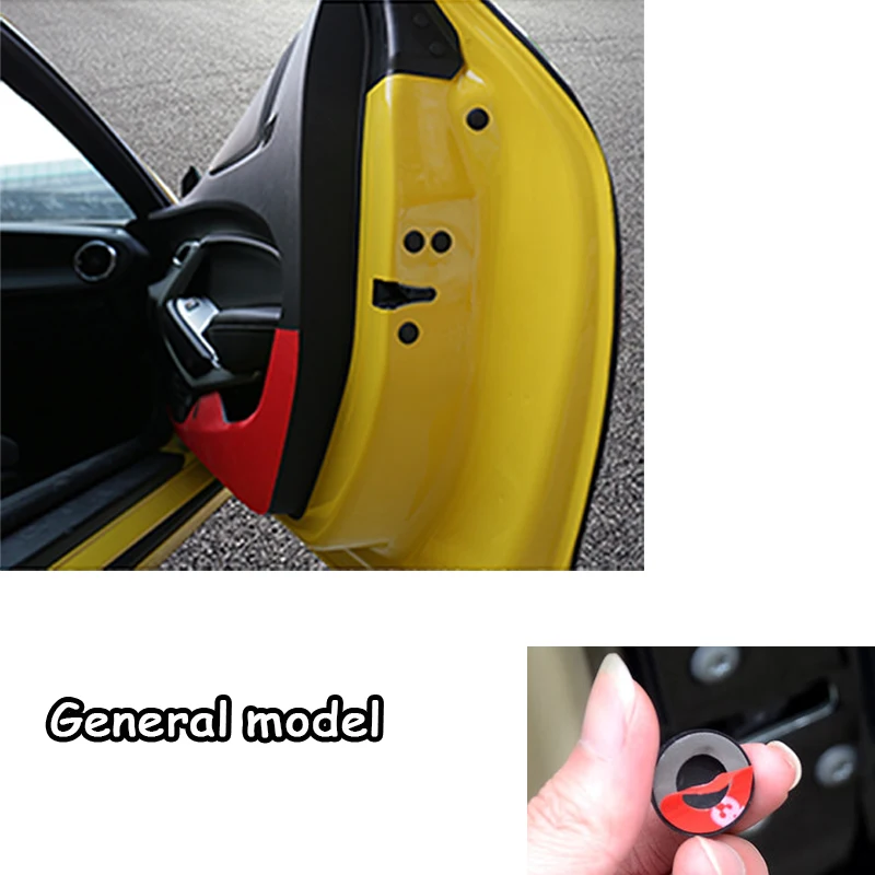 Car Door Lock Screw Protection Stickers Covers For toyota corolla avensis yaris c-hr chr auris camry RAV4 Accessories