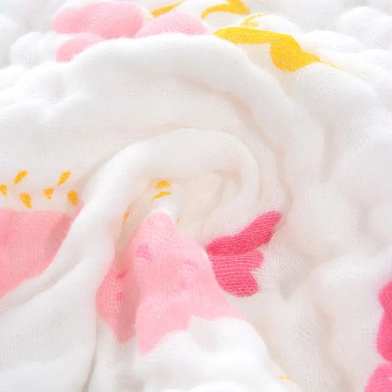 10 Pcs Baby Muslin Washcloth Cotton Gauze Infant Face Towel Newborn Handkerchief