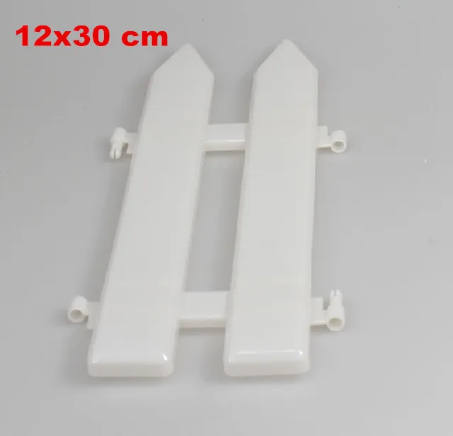 10pcs Christmas decoration christmas Christmas log cabin fence Cabins fence Plastic fence 1.2m
