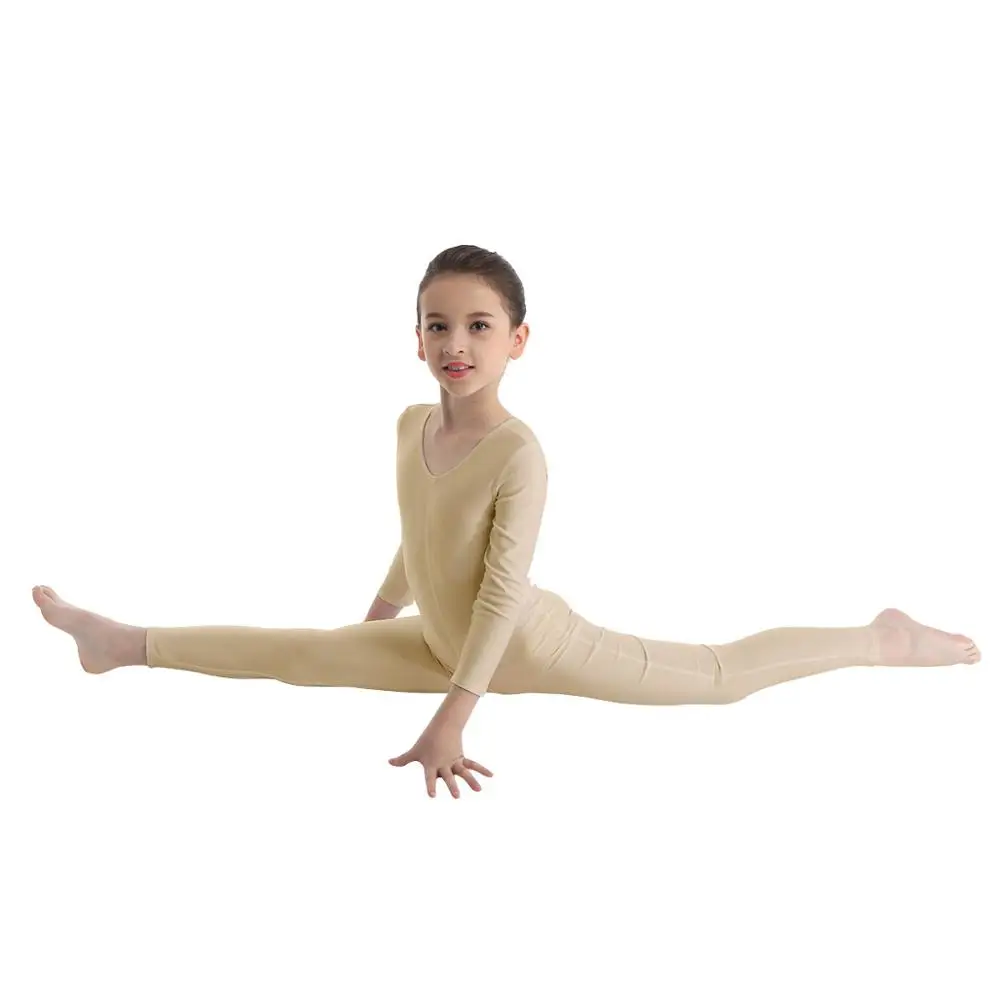 Kinder-Trikot ohne Arm Gymnastik und Dancewear Cotton Lycra für Tanz Ballett 