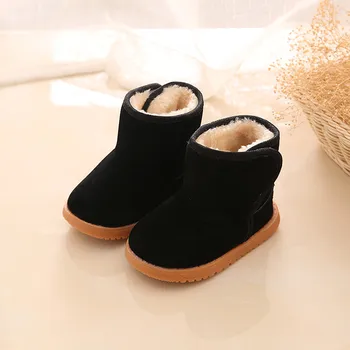 

Rubber sole More Comfortable Winter Baby Child Style Cotton Boot Warm Snow Boots 824
