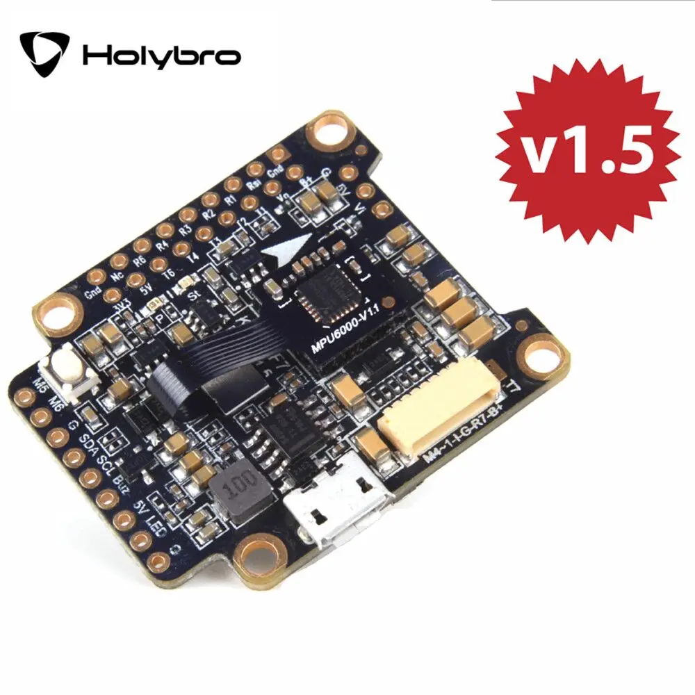 Контроллер полета Holybro Kakute F7 STM32F745 V1.5 с барометром OSD для радиоуправляемого дрона - Цвет: Kakute F7 V1.5