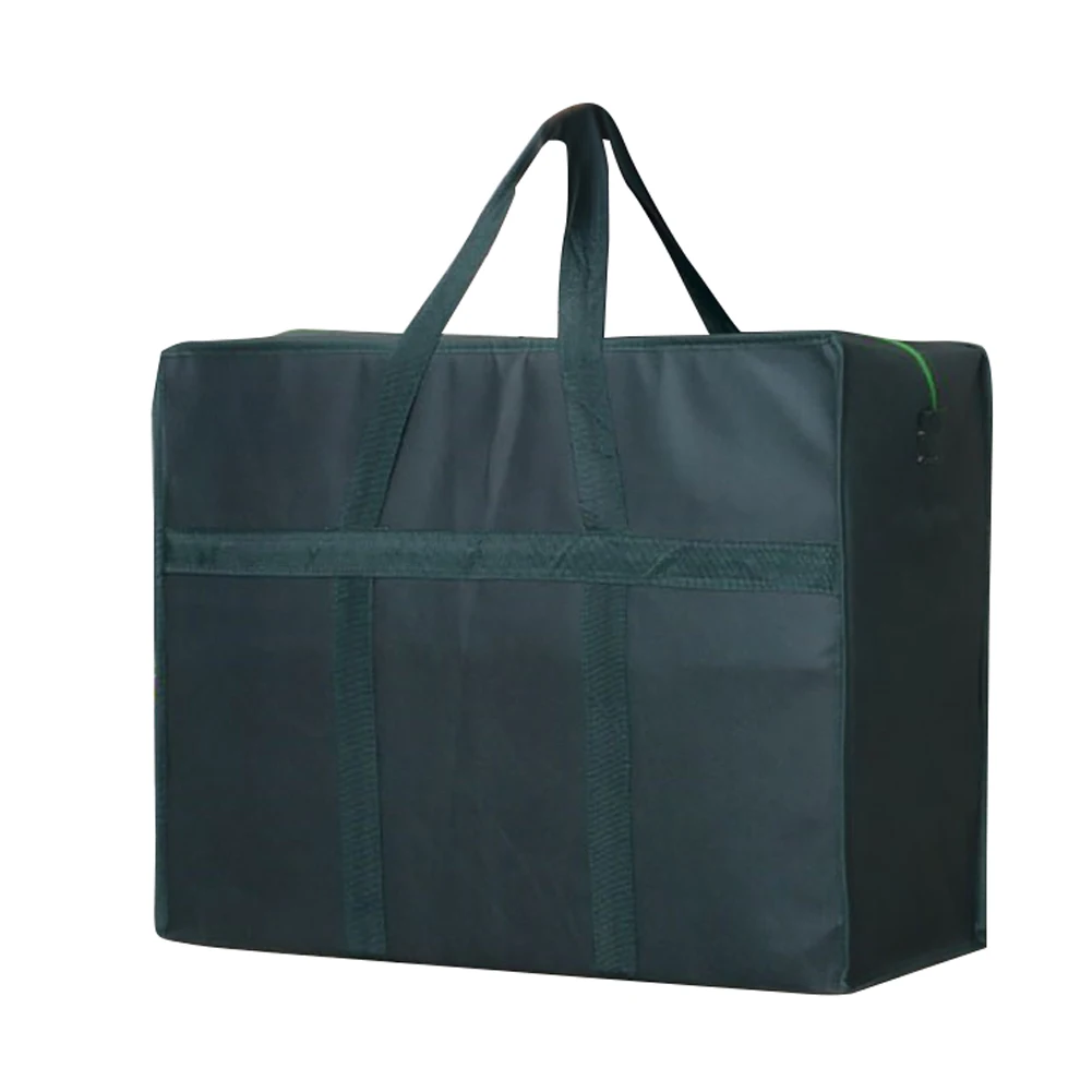 Армейский зеленый Waterproof Quilt Clothes Storage Hand Luggage Non Woven Fabric Folding Travel Bag Packing Large Capacity Organizer Business Trip - Цвет: Армейский зеленый