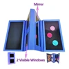 Coosei Double Sided Empty Magnetic Eyeshadow Palette with Mirror Extra Large Pallete DIY Depotting Makeup Organizer 1