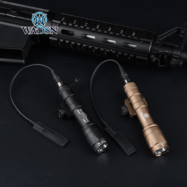 WADSN Surefir M600C M600 Tactical Scout Licht Gewehr Waffe Taschenlampe LED Jagd  Waffe Scheinwerfer Momentary Druck Pad Schalter _ - AliExpress Mobile