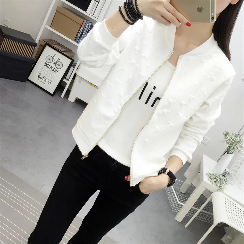 awesome  autumn spring new women's jacket Fashion Thin Windbreaker jacket Zipper Coats Outwear Sweethearts o